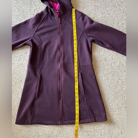 Athleta Fleece Long Zip Hoodie Jacket - Perfect for Spring! - Picture 12 of 16